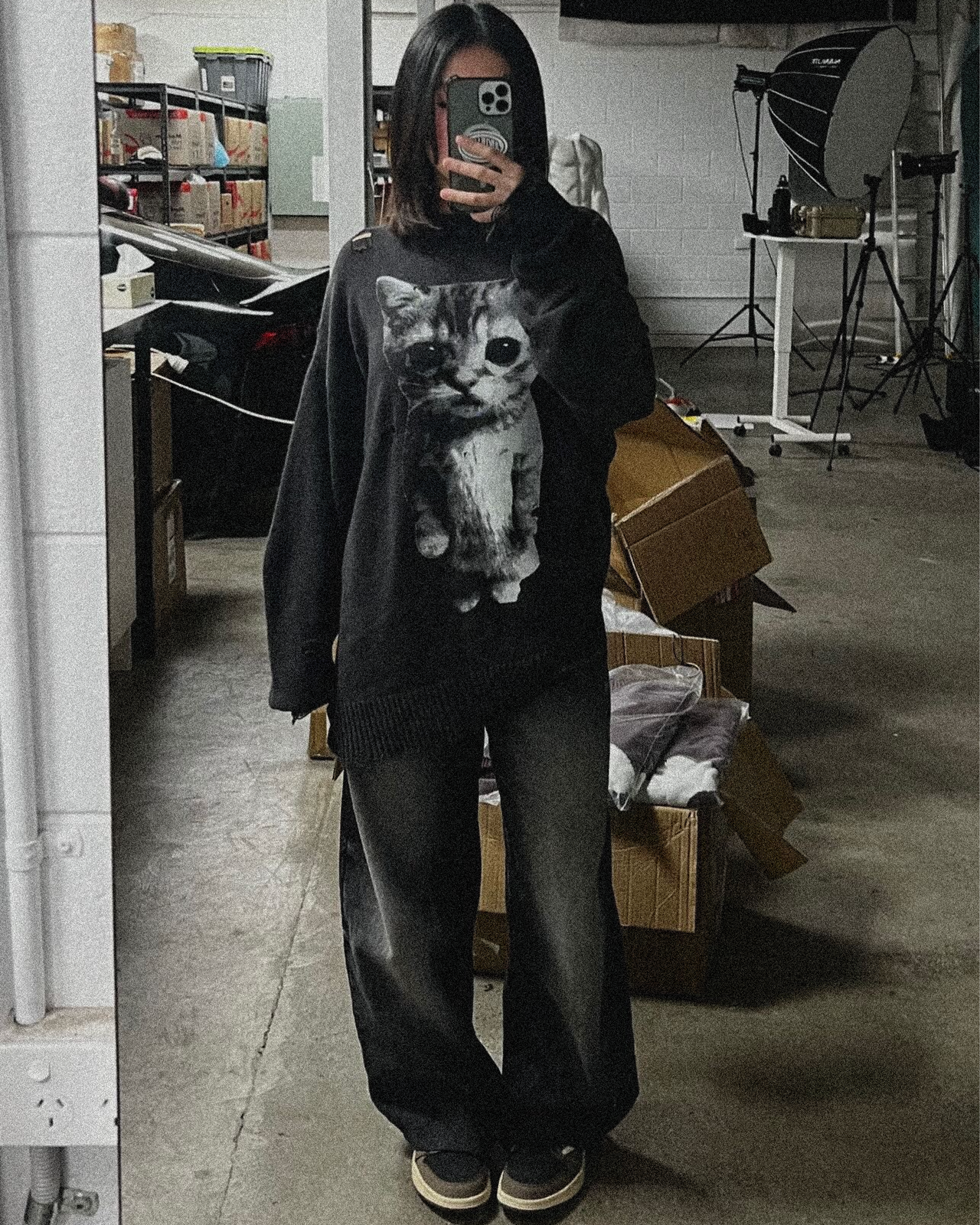 VIP STANDING HAMSTER KNIT SWEATER