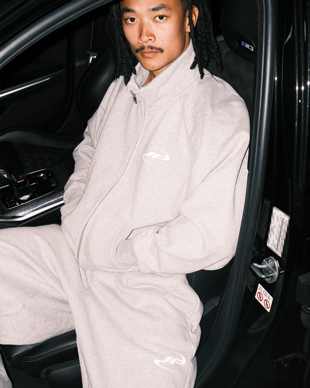 JP SOUNDS ZIP-UP JACKET - GREY