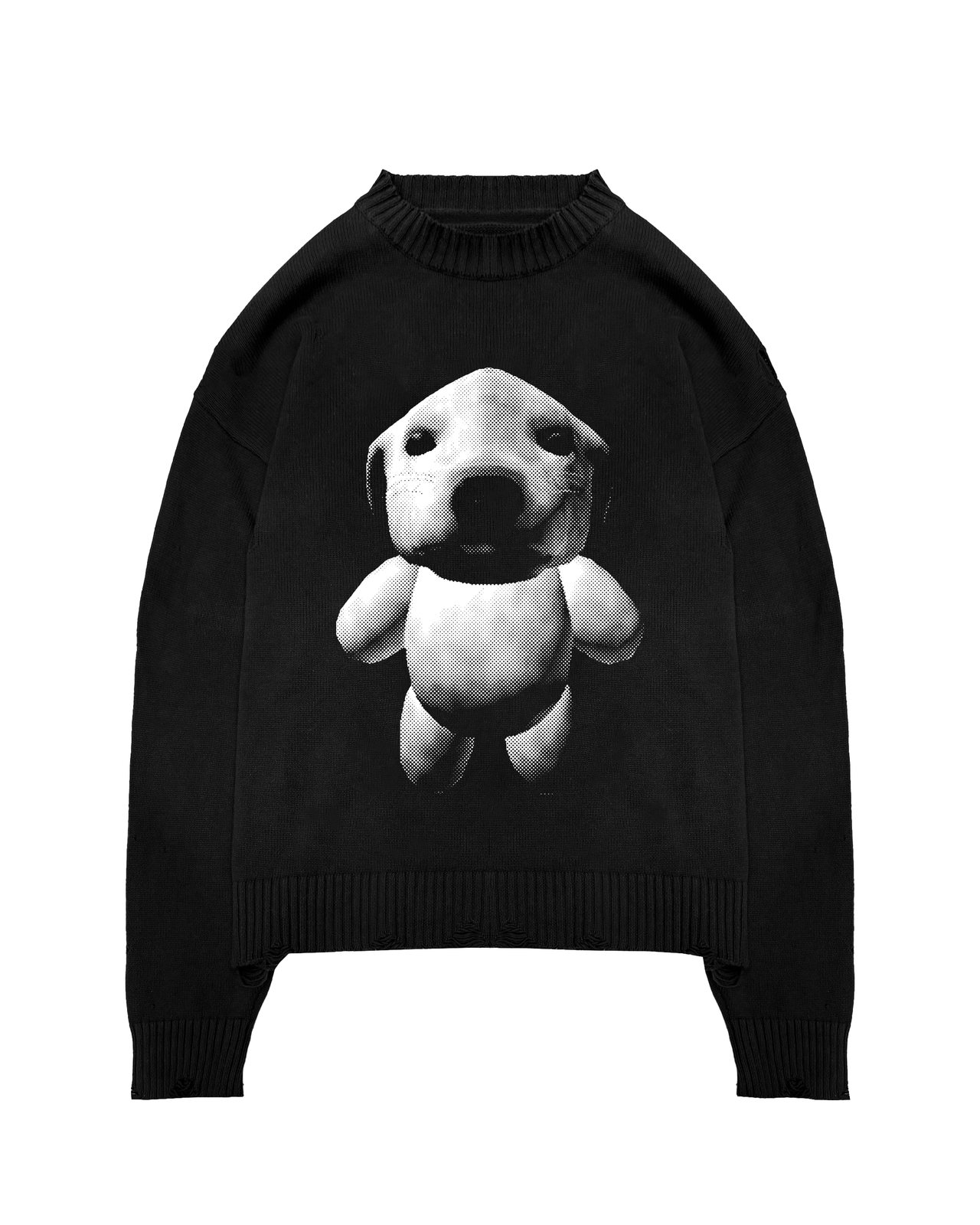 VIP STANDING DOG KNIT SWEATER