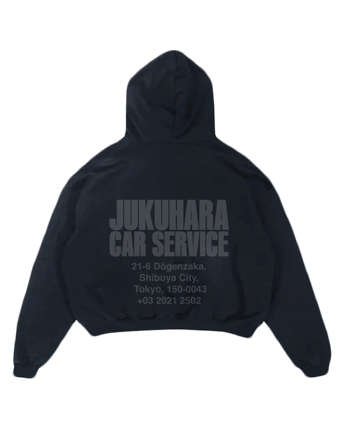 VIP CAR SERVICE 3.0 HEAVYWEIGHT HOODIE - VINTAGE BLACK - JUKUHARA