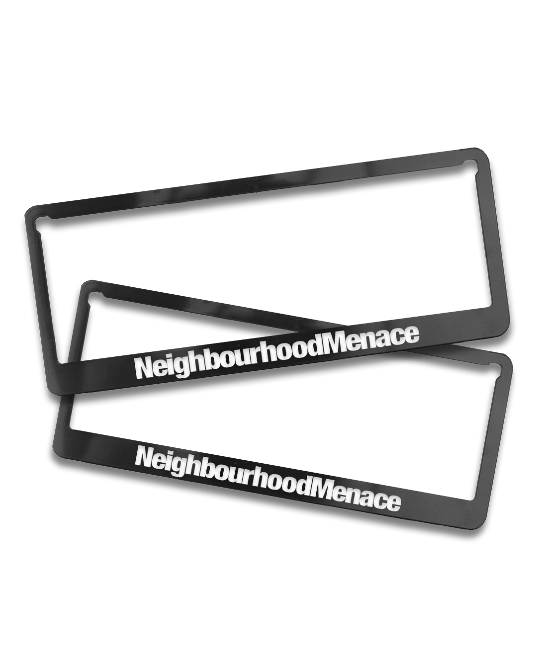 NEIGHBOURHOOD MENACE LICENSE FRAME - PAIR