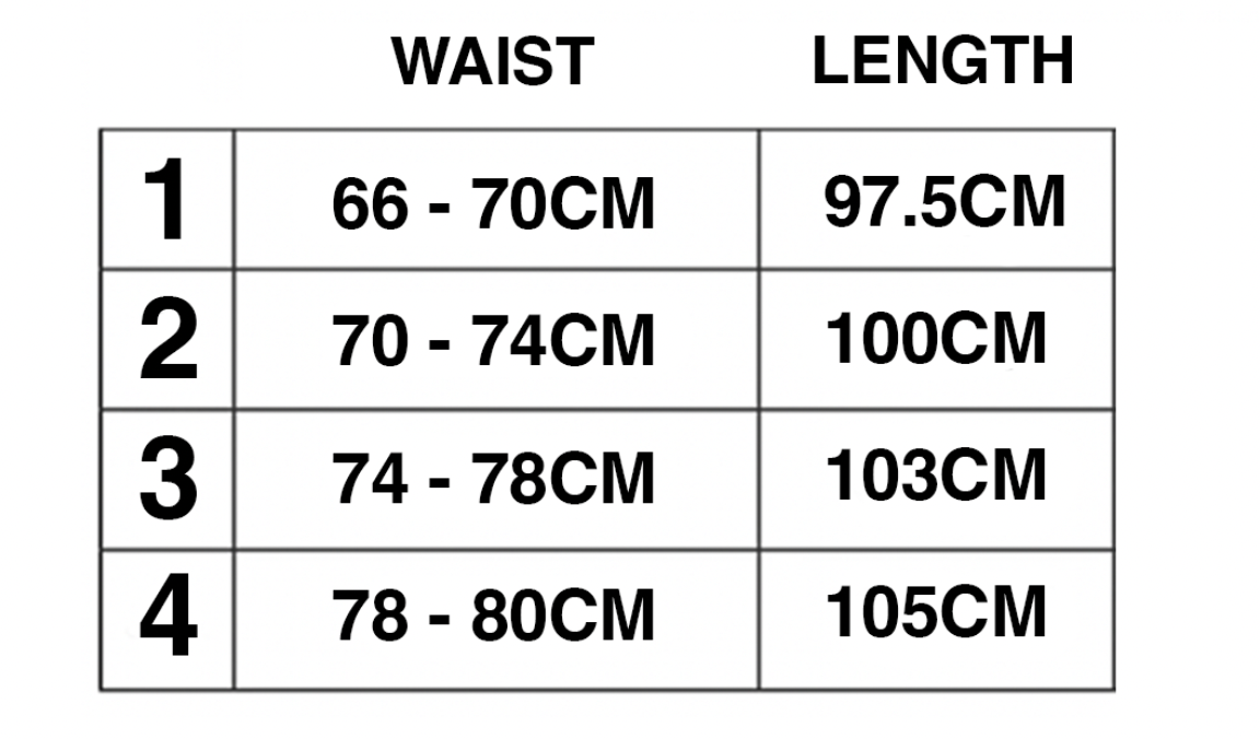 SIZING CHART