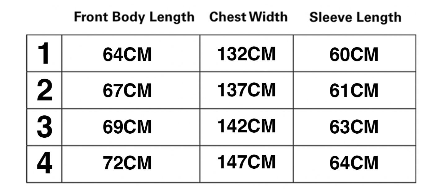 SIZING CHART