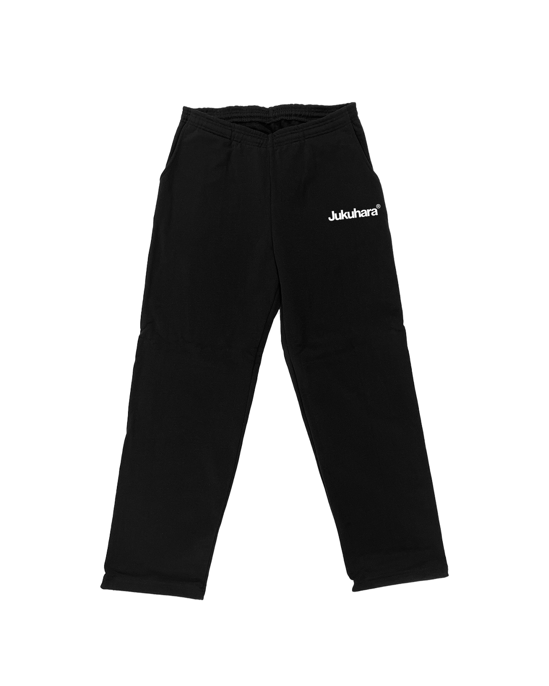 WIDE LEG SWEATPANTS - BLACK - JUKUHARA