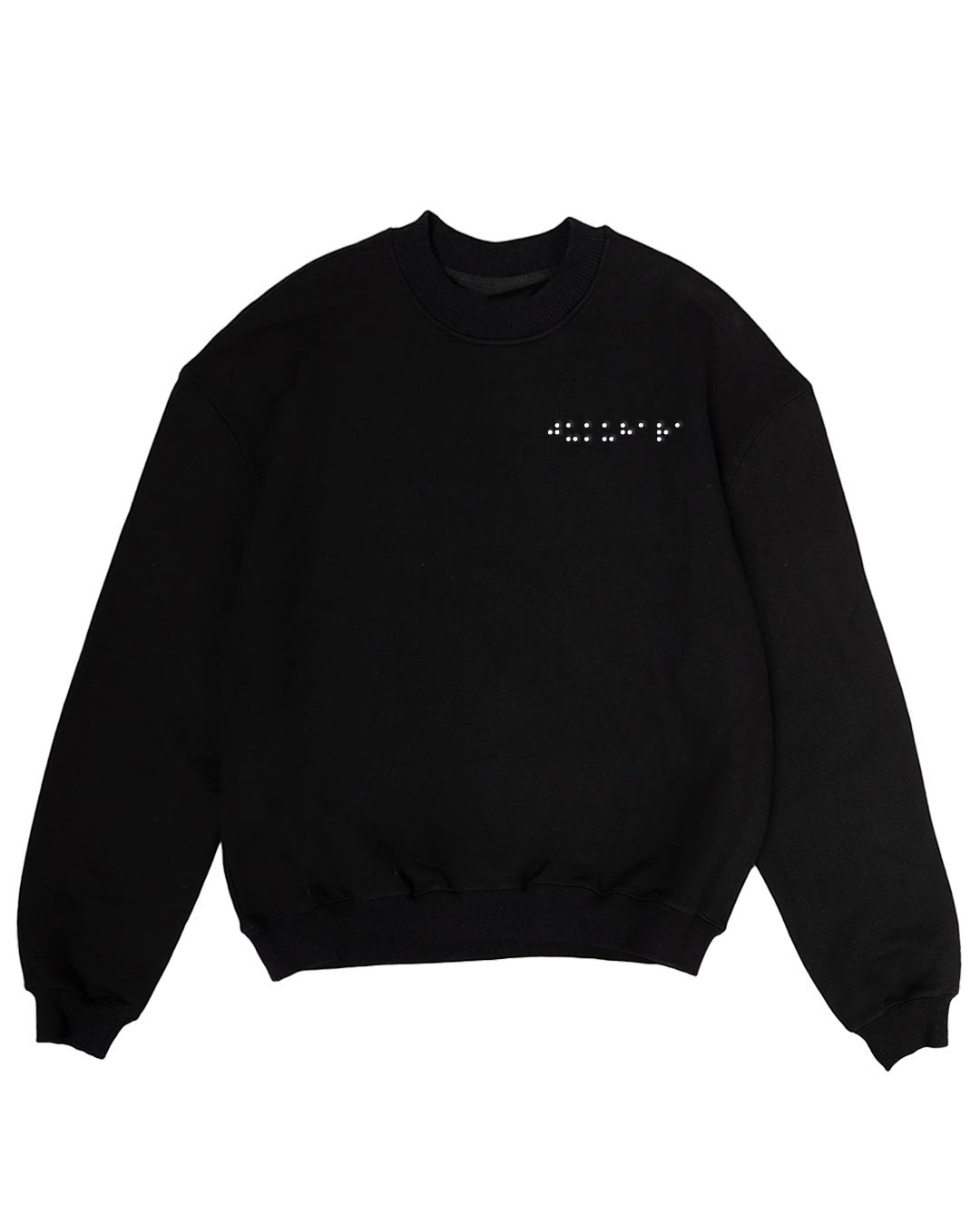 WISTERIA NIGHTS CREWNECK - BLACK