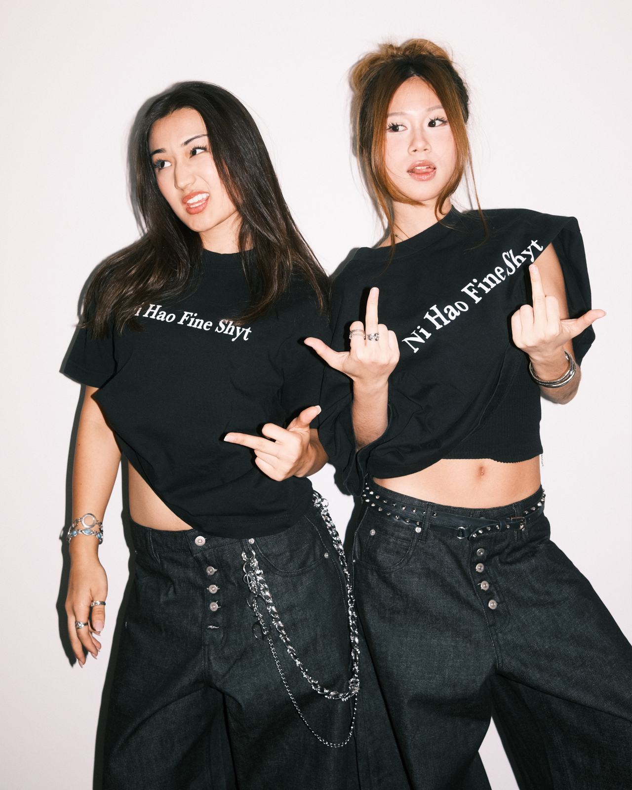 NI HAO FINE SHYT T SHIRT